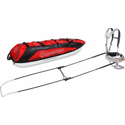 Fjellpulken XCOUNTRY turpulk 144 complete Red