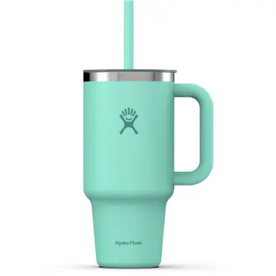 Hydro Flask 32oz Travel Tumbler Clear Lid