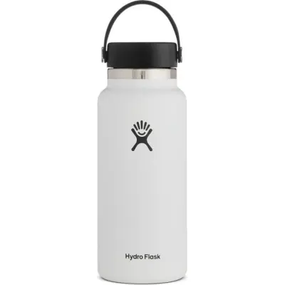 HydroFlask Insulated Wide Mouth Flex 946 ml White