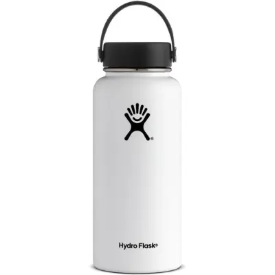 HydroFlask Insulated Wide Mouth Flex 946 ml White