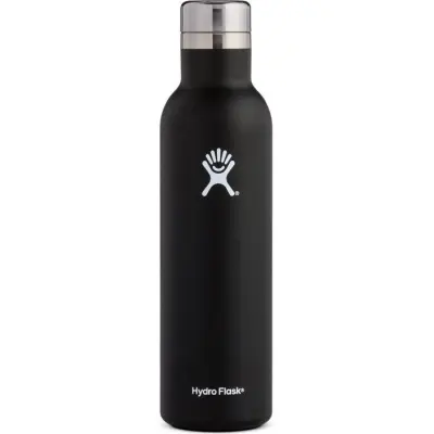 HydroFlask Insulated Wine Bottle 750 ml Black