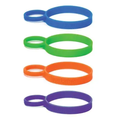 Klean Kanteen Pint Ring 4 Pack (for Pints and Tumblers) Clear/multi-color