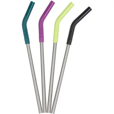 Klean Kanteen Straw 4 Pack - 8mm Multicolor