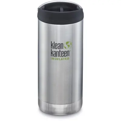 Klean Kanteen TKWide 355ml with Wide Café Cap Brushed Stainless Steel