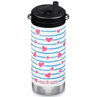 Klean Kanteen TKWide 355ml with Wide Twist Cap Heart Stripe