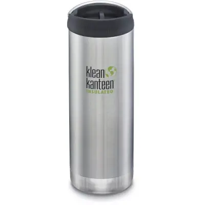 Klean Kanteen TKWide 473ml with Wide Café Cap Brushed Stainless Steel