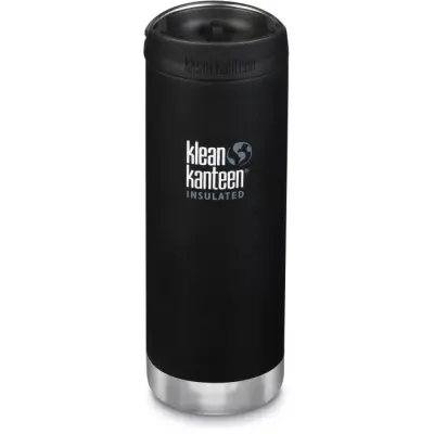 Klean Kanteen TKWide 473ml with Wide Café Cap Shale Black
