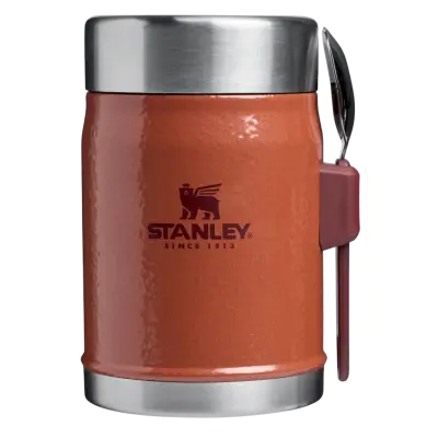 Stanley The Legendary Food Jar + Spork 0,4 L Hammertone Clay