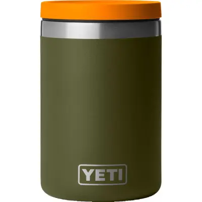 Yeti Rambler 16 Oz Food Jar Olive/King Crab Orange
