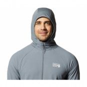 Mountain Hardwear Stratus Range Full Zip Hooded Jacket Men Foil Grey