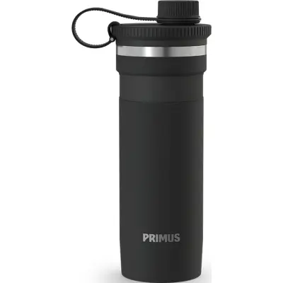 Primus Mika Wide Insulated Bottle 0.5 L Drink Cap Cliffside Ash