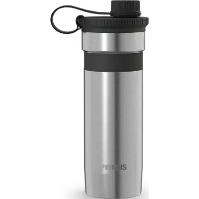 Primus Mika Wide Insulated Bottle 0.5 L Drink Cap Stainless Steel
