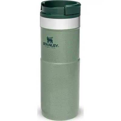 The Neverleak Travel Mug 0.47 L Hammertone Green