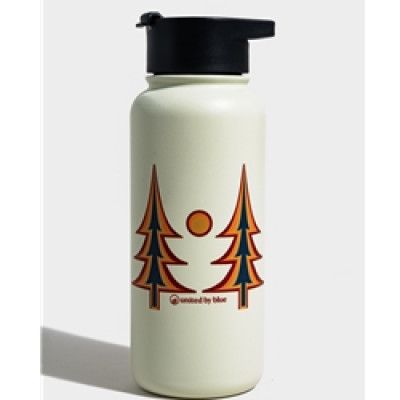 United By Blue Trippy Trees 32Oz Insulated Steel Bottle