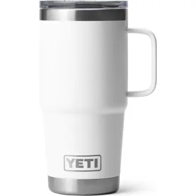 Yeti Rambler 20 Oz Travel Mug White