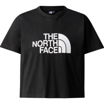 The North Face Girls' Cropped Easy T-Shirt TNF Black