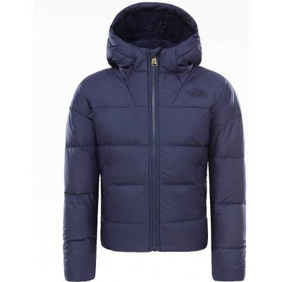 The North Face Girls Moondoggy Down Jacket Montague Blue