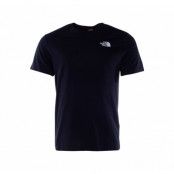 M Red Box Tee, Aviator Navy-Citronelle Green, S,  The North Face