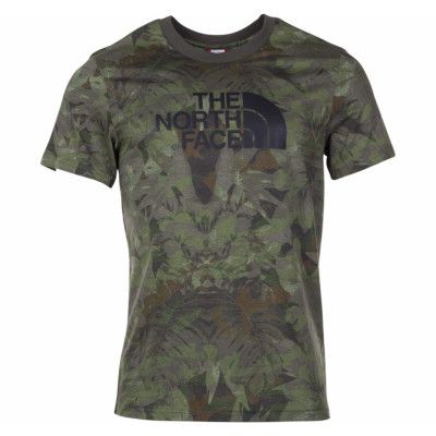 M Easy Tee, English Green Camo Print, Xs,  The North Face