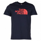M Easy Tee, Urban Navy/Fiery Red, Xl,  The North Face