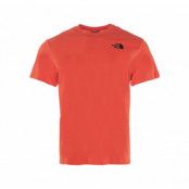 M Red Box Tee, Flame, L,  The North Face