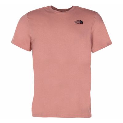M Red Box Tee, Pink Clay/Tnf Black, L,  The North Face