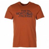 M Wood Dome Tee, Caramel Cafe, S,  The North Face