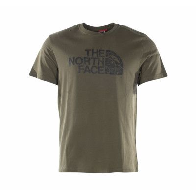 M Wood Dome Tee, Military Olive, L,  The North Face