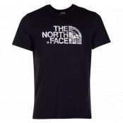 M Wood Dome Tee, Tnf Black, M,  The North Face