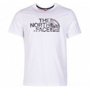 M Wood Dome Tee, Tnf White/Tnf Black, L,  The North Face