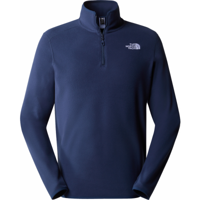 The North Face Men's 100 Glacier 1/4 Zip Fleece Summit Navy