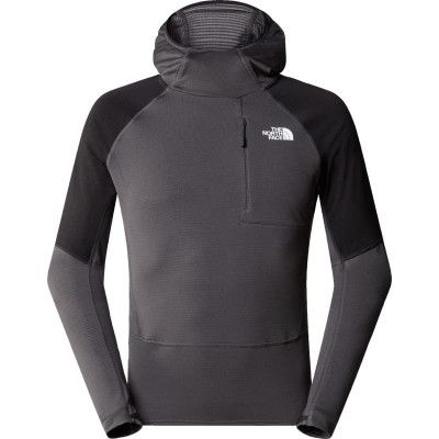 The North Face Men's Bolt Polartec Power Grid Pull-On Jacket Asphalt Grey/TNF Black