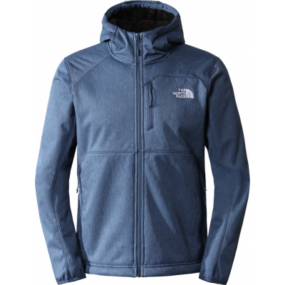 Men's Quest Hooded Softshell Jacket Shady Blue Dark Heather