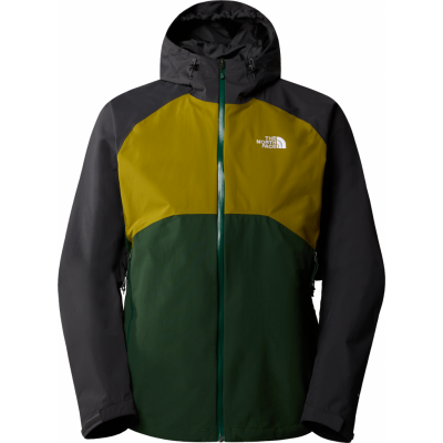 The North Face Men's Stratos Hooded Jacket Pine Needle/Sulphur Moss/Asphalt Grey
