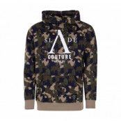 Telluride Hood, Camo Black Aop/White, S,  Hoodies