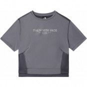 The North Face Face AO Glacier Crop SS Tee Women Vanadis Grey Light Heather