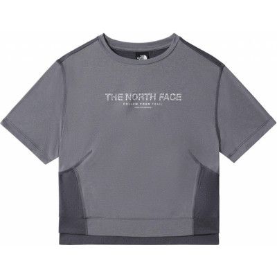 The North Face Face AO Glacier Crop SS Tee Women Vanadis Grey Light Heather