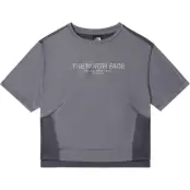 The North Face Face AO Glacier Crop SS Tee Women Vanadis Grey Light Heather Vanadis Grey Light Heather M