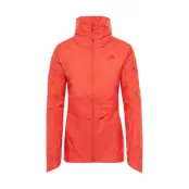 The North Face Face Inlux Dryvent Jacket Women Fire Brick Red Heather XS