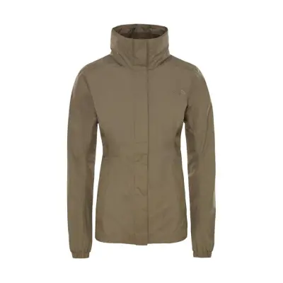 The North Face Face Resolve II Parka Women New Taupe Green XS