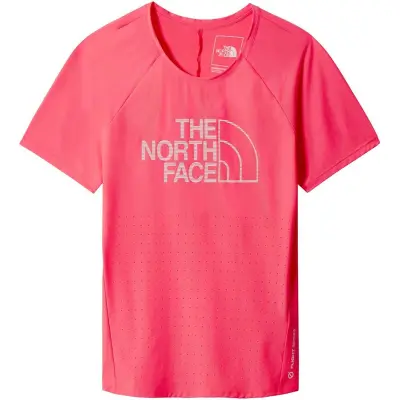 The North Face Flight Weightless S/S Shirt Brilliant Coral - L