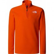 The North Face Juniors' Glacier 1/4 Zip Pullover TNF Orange