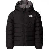 The North Face Kids' Reversible Perrito Jacket TNF Black/Smoked Pearl