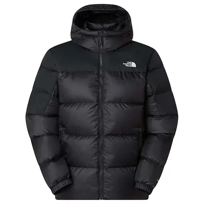 The North Face M Diablo Down 2.0 Hoodie Tnf Black Heather/Tnf B - S