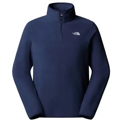 The North Face M Glacier Fleece 1/4 Zip Jacket Summit Navy - L