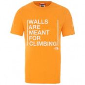 The North Face M S/S Walls Are For Climbing Tee
