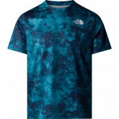 The North Face Men's 24/7 Printed T-Shirt Midnight Petrol Micro Halfdome Print