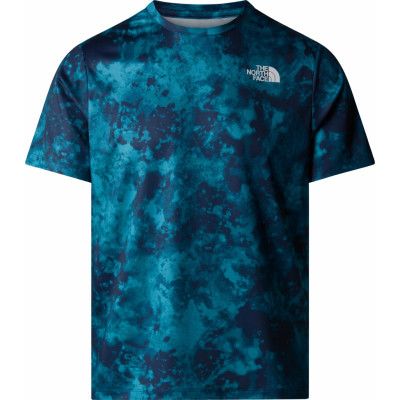The North Face Men's 24/7 Printed T-Shirt Midnight Petrol Micro Halfdome Print