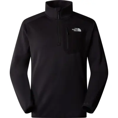The North Face Men's Crest 1/4 Zip Fleece TNF Black