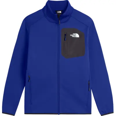 The North Face Men's Crest Full-Zip Fleece Bold Blue/TNF Black